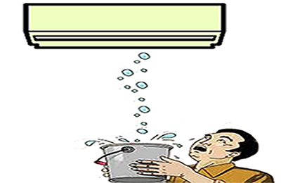 ilustração ar condicionado pingando