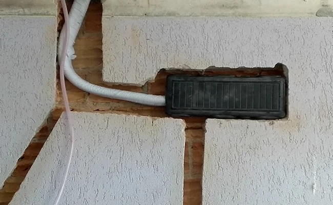Infraestrutura para ar-condicionado feita pela Climátis