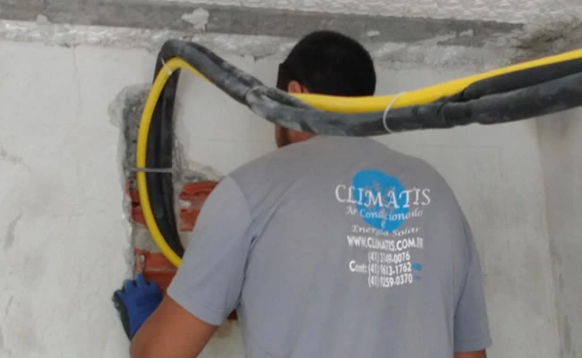Infraestrutura para ar-condicionado Split